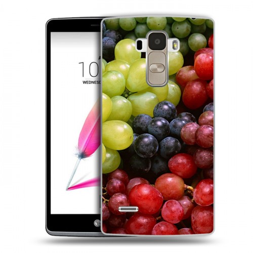 Дизайнерский пластиковый чехол для LG G4 Stylus Фрукты текстуры