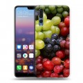 Дизайнерский силиконовый с усиленными углами чехол для Huawei P20 Pro Фрукты текстуры