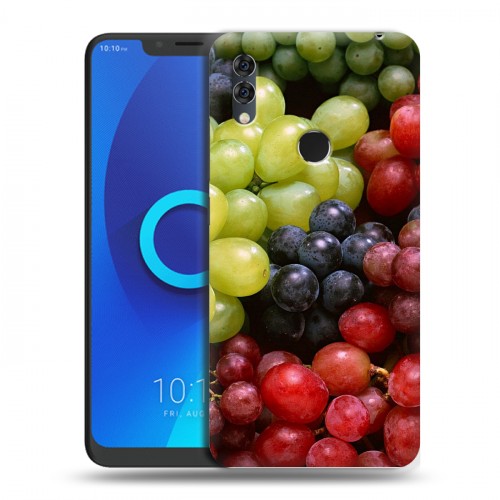 Дизайнерский силиконовый чехол для Alcatel 5V Фрукты текстуры