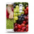 Дизайнерский пластиковый чехол для LG Optimus G2 mini Фрукты текстуры