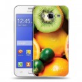Дизайнерский силиконовый чехол для Samsung Galaxy J7 Фрукты текстуры