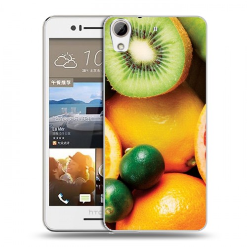Дизайнерский пластиковый чехол для HTC Desire 728 Фрукты текстуры