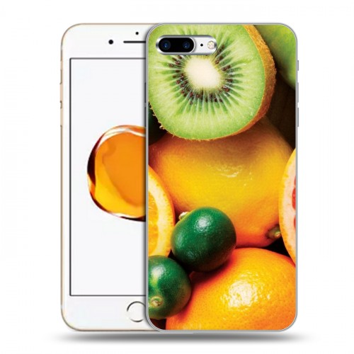 Дизайнерский силиконовый чехол для Iphone 7 Plus / 8 Plus Фрукты текстуры