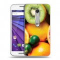 Дизайнерский пластиковый чехол для Lenovo Moto G Фрукты текстуры