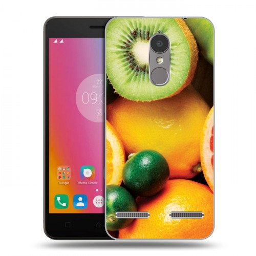 Дизайнерский пластиковый чехол для Lenovo K6 Фрукты текстуры