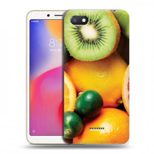 Дизайнерский пластиковый чехол для Xiaomi RedMi 6A Фрукты текстуры