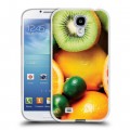 Дизайнерский пластиковый чехол для Samsung Galaxy S4 Фрукты текстуры