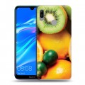 Дизайнерский пластиковый чехол для Huawei Y6 (2019) Фрукты текстуры