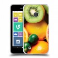 Дизайнерский пластиковый чехол для Nokia Lumia 530 Фрукты текстуры