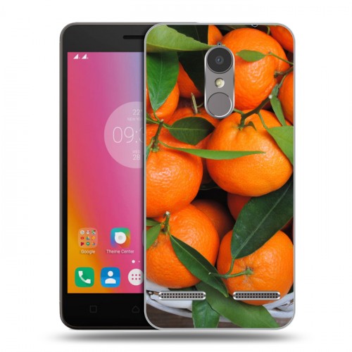 Дизайнерский силиконовый чехол для Lenovo K6 Фрукты текстуры