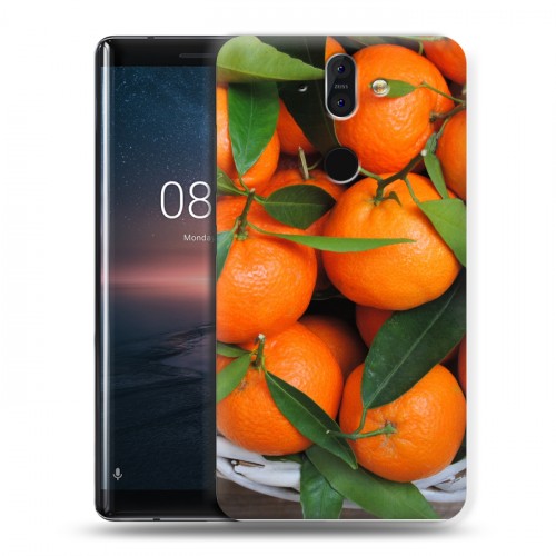 Дизайнерский силиконовый чехол для Nokia 8 Sirocco Фрукты текстуры