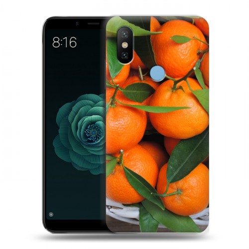 Дизайнерский силиконовый чехол для Xiaomi Mi A2 Фрукты текстуры