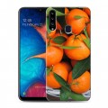 Дизайнерский пластиковый чехол для Samsung Galaxy A20s Фрукты текстуры