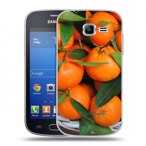 Дизайнерский пластиковый чехол для Samsung Galaxy Trend Lite Фрукты текстуры
