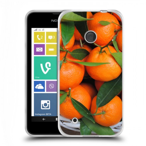 Дизайнерский пластиковый чехол для Nokia Lumia 530 Фрукты текстуры