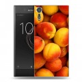 Дизайнерский пластиковый чехол для Sony Xperia XZs Фрукты текстуры