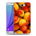 Дизайнерский пластиковый чехол для Samsung Galaxy Note 2 Фрукты текстуры