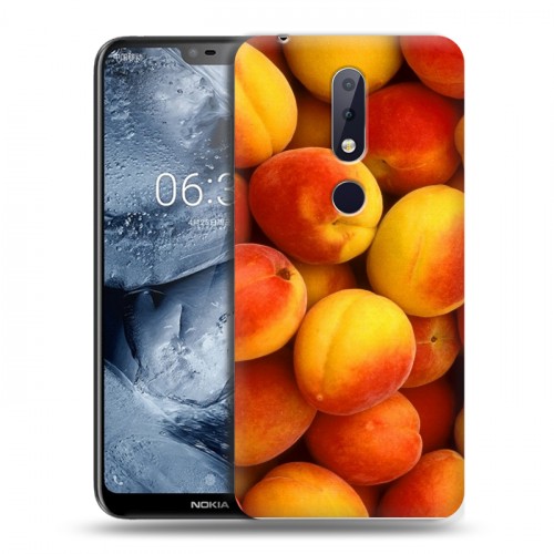 Дизайнерский пластиковый чехол для Nokia 6.1 Plus Фрукты текстуры