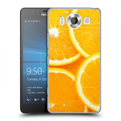 Дизайнерский пластиковый чехол для Microsoft Lumia 950 Фрукты текстуры