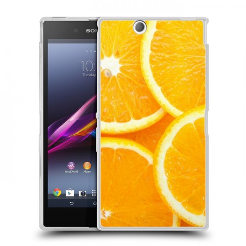 Дизайнерский пластиковый чехол для Sony Xperia Z Ultra  Фрукты текстуры