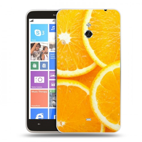 Дизайнерский пластиковый чехол для Nokia Lumia 1320 Фрукты текстуры