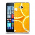 Дизайнерский пластиковый чехол для Microsoft Lumia 640 Фрукты текстуры