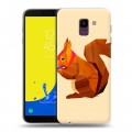 Дизайнерский пластиковый чехол для Samsung Galaxy J6 Грызуны