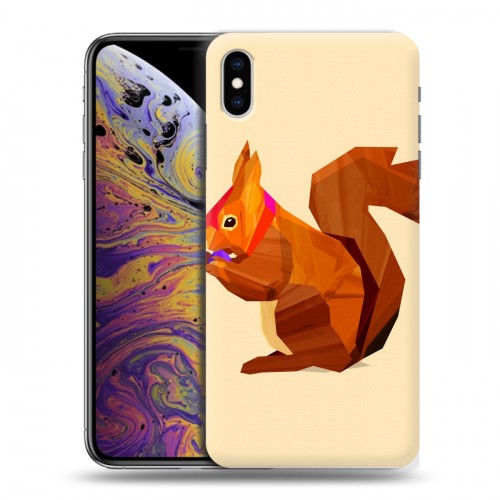 Дизайнерский силиконовый чехол для Iphone Xs Max Грызуны