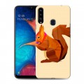 Дизайнерский пластиковый чехол для Samsung Galaxy A20s Грызуны