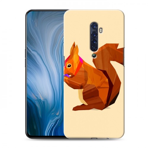 Дизайнерский пластиковый чехол для OPPO Reno2 Z Грызуны