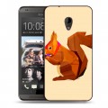 Дизайнерский пластиковый чехол для HTC Desire 700 Грызуны