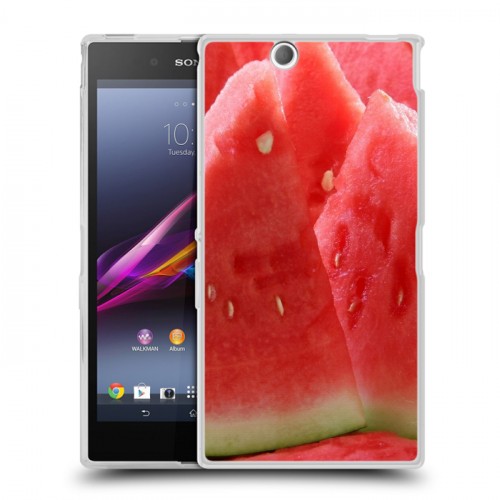 Дизайнерский пластиковый чехол для Sony Xperia Z Ultra  Фрукты текстуры