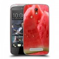 Дизайнерский пластиковый чехол для HTC Desire 500 Фрукты текстуры