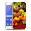 Дизайнерский пластиковый чехол для Samsung Galaxy J7 Фрукты текстуры