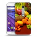 Дизайнерский пластиковый чехол для Lenovo Moto G Фрукты текстуры