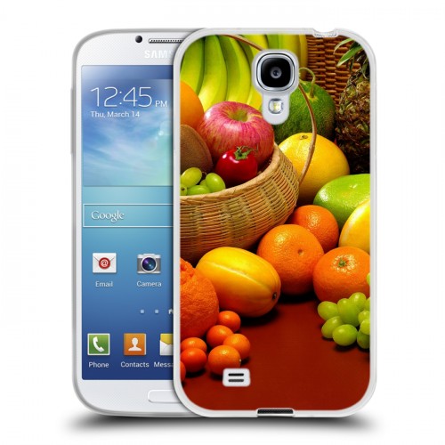 Дизайнерский пластиковый чехол для Samsung Galaxy S4 Фрукты текстуры