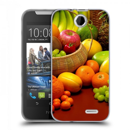 Дизайнерский силиконовый чехол для HTC Desire 310 Фрукты текстуры