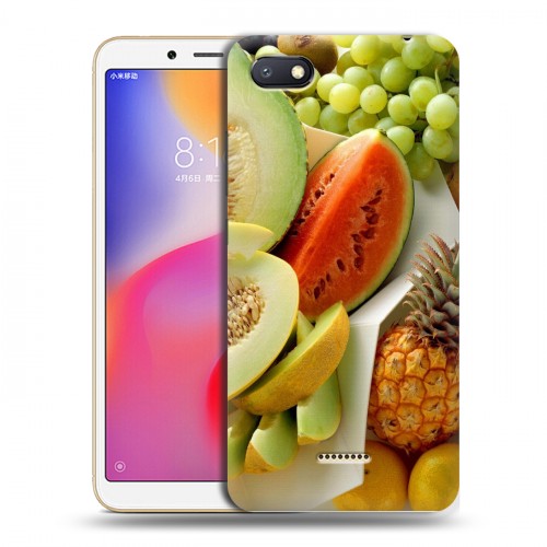 Дизайнерский пластиковый чехол для Xiaomi RedMi 6A Фрукты текстуры