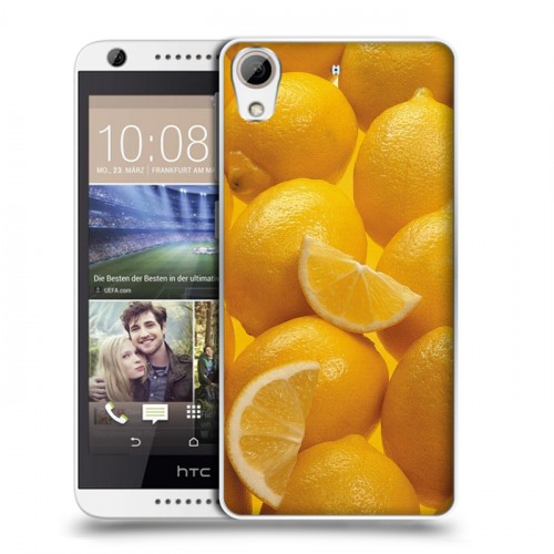 Дизайнерский пластиковый чехол для HTC Desire 626 Фрукты текстуры