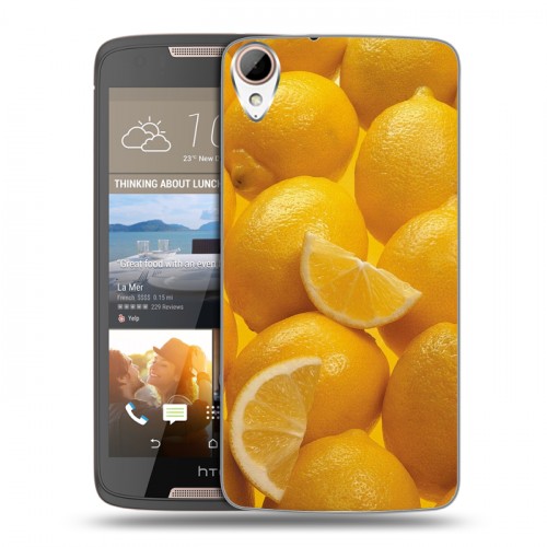 Дизайнерский силиконовый чехол для HTC Desire 828 Фрукты текстуры