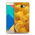 Дизайнерский силиконовый чехол для Samsung Galaxy A9 Фрукты текстуры