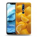 Дизайнерский силиконовый чехол для Nokia 5.1 Plus Фрукты текстуры