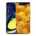 Дизайнерский пластиковый чехол для Samsung Galaxy A80 Фрукты текстуры