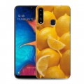 Дизайнерский пластиковый чехол для Samsung Galaxy A20s Фрукты текстуры