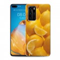 Дизайнерский пластиковый чехол для Huawei P40 Фрукты текстуры