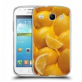 Дизайнерский пластиковый чехол для Samsung Galaxy Core Фрукты текстуры