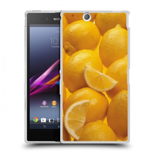 Дизайнерский пластиковый чехол для Sony Xperia Z Ultra  Фрукты текстуры