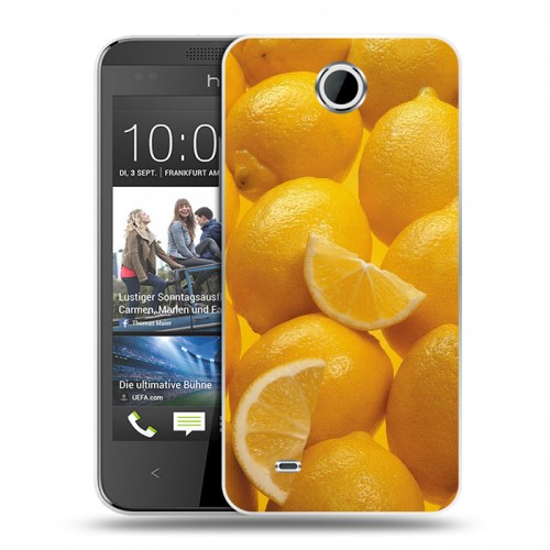 Дизайнерский силиконовый чехол для HTC Desire 300 Фрукты текстуры