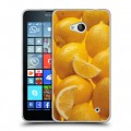 Дизайнерский пластиковый чехол для Microsoft Lumia 640 Фрукты текстуры