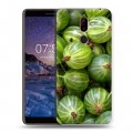 Дизайнерский пластиковый чехол для Nokia 7 Plus Ягоды текстуры